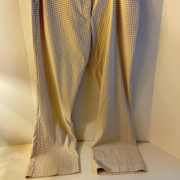 Nike dri fit golf pants size 12 beige white - Picture 1 of 5